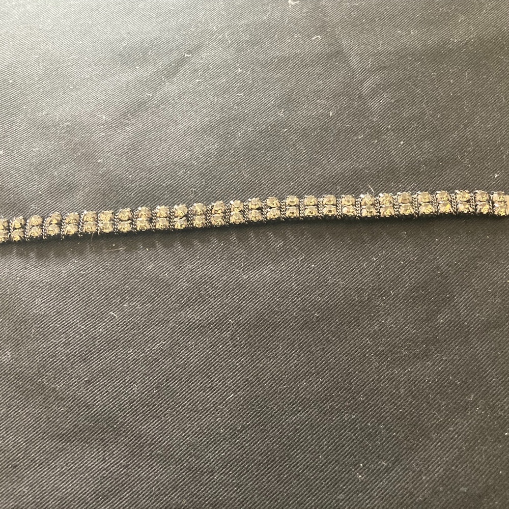 Banana Republic, Two strand Black Diamond  bracelet